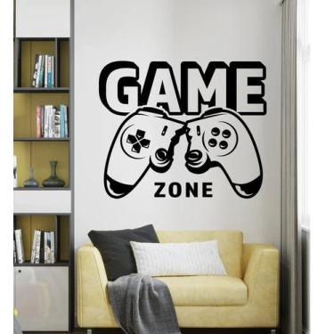 Imagem de Adesivo de parede  gamer, jogos, video game - Ambiente dekorado, 80cm,