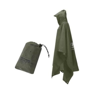 Imagem de Capa De Chuva Impermeável Com Capuz 3 Em 1 Para Motociclismo, Camping,