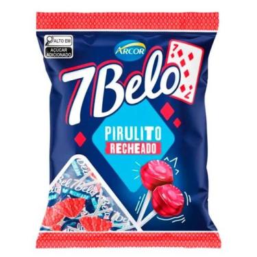 Imagem de Pirulito Arcor 7 Belo Framboesa 10 Unidades