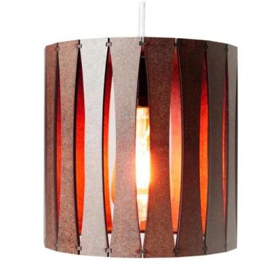 Imagem de Luminária de Teto Pendente em Madeira MDF - Elegância e Estilo para De