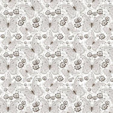 Imagem de Papel De Parede Desenhos Borboletas Autocolante Sala Quarto