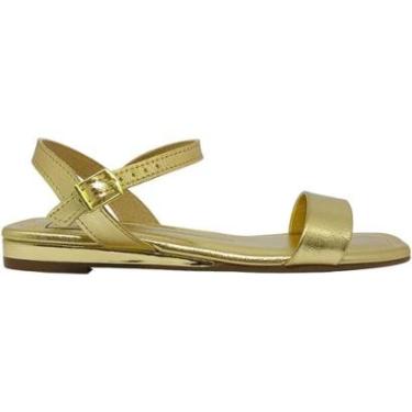 Imagem de Sandália Feminina Rasteira Casual Dia a Dia Passeio Trabalho Festa Verão Conforto Moleca 5559.101-Feminino