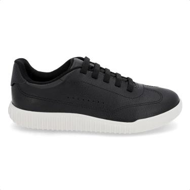 Imagem de Tênis Usaflex Feminino Couro Cadarço Elástico Casual AN08003-Feminino