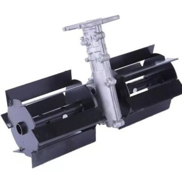 Imagem de Enxada Rotativa Para Roçadeira Tubo 28mm Com Eixo 9 Estrias