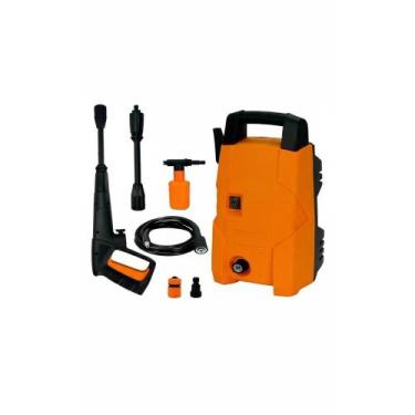 Imagem de Lavadora Alta Pressão Laranja/Preto Potente Limpeza Profunda - Congrat