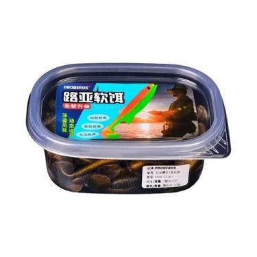 Imagem de Iscas De Silicone Macio Em Formato De Minhoca 50 Peças 6cm 7cm 7.5cm I