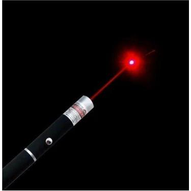 Imagem de Brinquedo Gato Laser Vermelho Caneta Simples Ponto Luminoso Diversão P