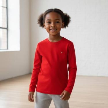 Imagem de Camisa Térmica Infantil Proteção Solar UV 50 Segunda Pele Praia Piscin