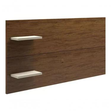 Imagem de Painel para TV Silver 55" 180CM MDP com Prateleiras e Suporte Imbuia-Off White