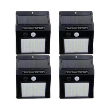Imagem de Lâmpada De Parede Solar Com Sensor De Movimento 30 LED À Prova d'Água 