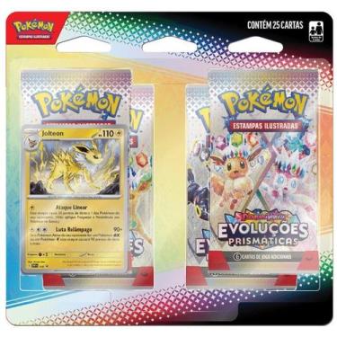 Imagem de Pokémon TCG Blister Jolteon Quadruplo Evoluções Prismaticas