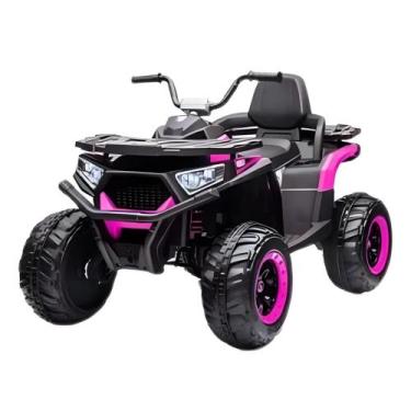 Imagem de Quadriciclo eletrico infantil 2 motores 12v rosa - xcell