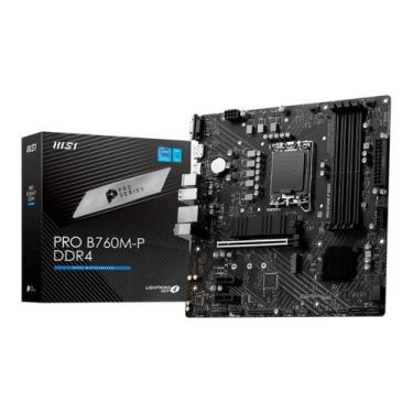 Imagem de Placa-Mãe MSI PRO B760M-P, Intel B760, DDR4, Preto - PRO B760M-P DDR4