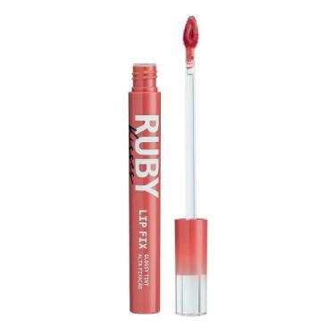 Imagem de Ruby Kisses Lip Fix Glossy Tint - Gloss Labial Coral Dream