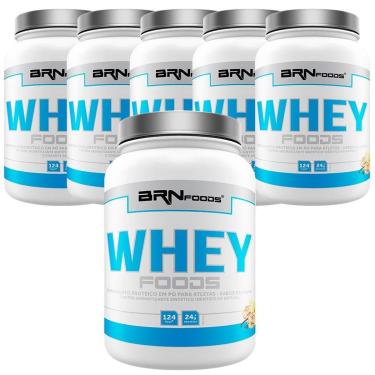 Imagem de KIT ATACADO: 6x Whey Protein Foods 900g-Unissex