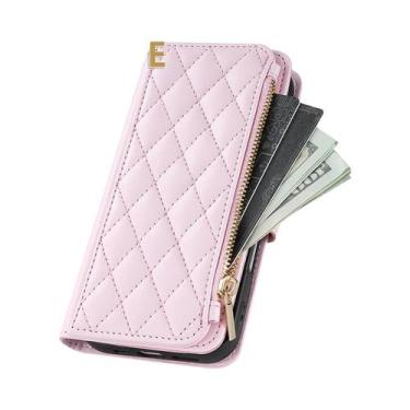 Imagem de Capa Carteira Pequena De Couro Para Samsung Galaxy A07 A15 A16 A17 A34