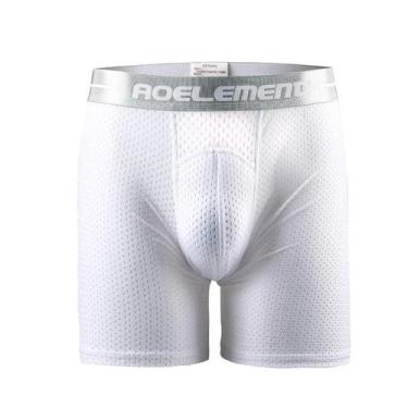 Imagem de Cueca Boxer Esportiva Masculina Extra Longa Tamanho Grande De Seda Gel