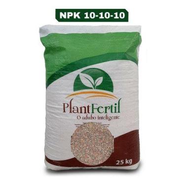 Imagem de Adubo Fertilizante Plantfertil NPK 10-10-10  25KG