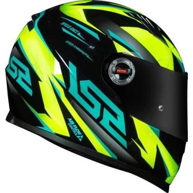 Imagem de Capacete LS2 FF358 Draze Black/HV Yellow/Green, 58