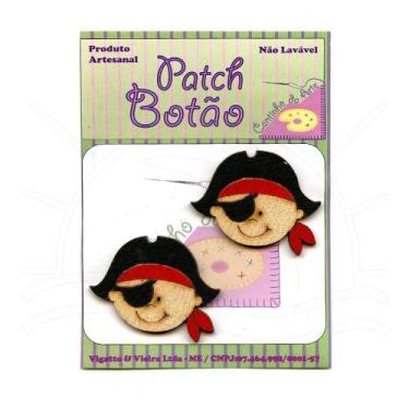 Imagem de Botton Patch Pirata 2466 - 2 Unid - Cantinho da Arte