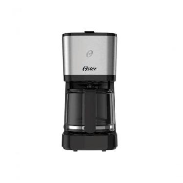 Imagem de Cafeteira Oster Inox Com Jarra De Vidro 1,2 Litros 110V