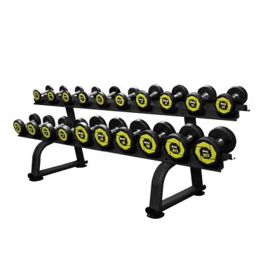 Imagem de Rack para Dumbbells 10 Pares Lightning Bolt para Organização de Pesos em Academias Kikos