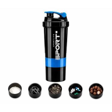 Imagem de Shakeira Coqueteleira Academia 500ml Mixer para Suplementos e Bebidas 