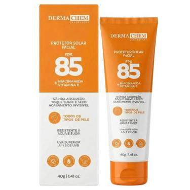 Imagem de Protetor solar facial fps 85 dermachem toque seco 40g