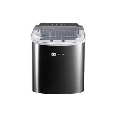 Imagem de Máquina de Gelo 12kg Eos Ice Compact Emg06p Inox All Black