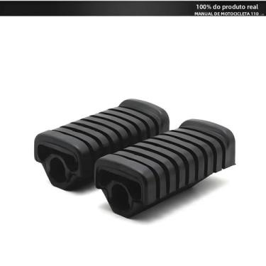 Imagem de Conjunto De Pedais De Borracha Antiderrapante Para Motocicleta, 2 Peça