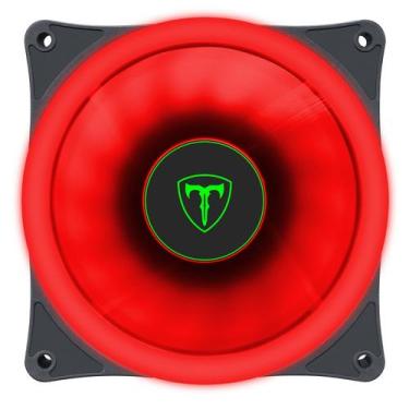 Imagem de Cooler Fan Led Vermelho 120x120x25 12cm T-dagger T-tgf200r