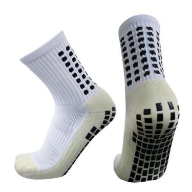 Imagem de Meia Antiderrapante Futebol Esportivo Profissional Meião Tipo Trusox P
