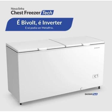 Imagem de Freezer e Refrigerador Horizontal Bivolt, Inverter, Dupla Ação  546L -