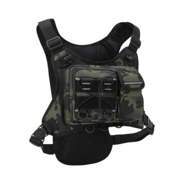 Imagem de Mochila De Peito Unissex Para Corrida, Colete Tático Para Esportes Ao 