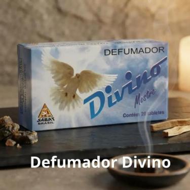 Imagem de Defumador Espiritual Divino Mestre Tablete Original Defumação Limpeza 