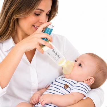 Imagem de Espaçador Agachamber Baby Para Broncodilatador Spray - AGAPLASTIC