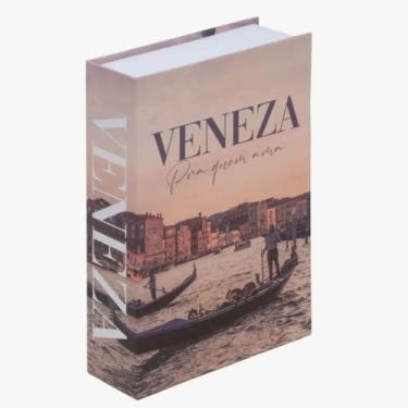 Imagem de Cofre Livro Camuflado com 2 Chaves Porta Objetos e Valores 24 cm. - Un