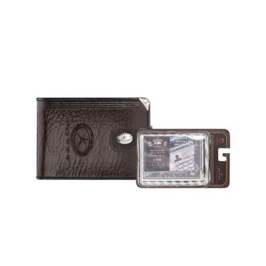 Imagem de Kit Carteira Media Mitty Couro + Refil Mitty M1F PLM1CAFE
