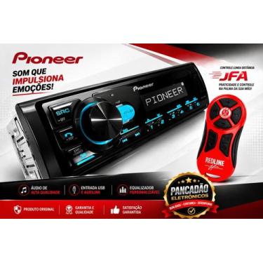 Imagem de Radio Pioneer Automotivo Mp3 Player Mvh145bt Som Automotivo Controle R