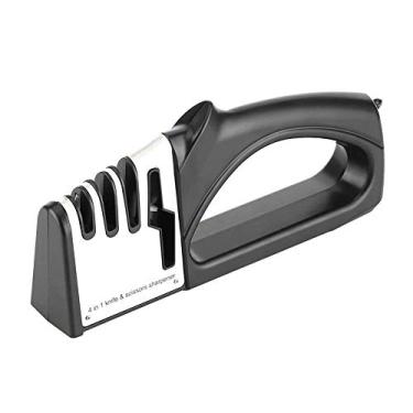 Imagem de Afiadores de faca 4 em 1, afiador de faca de ângulo fixo de 4 estágios acessório de cozinha