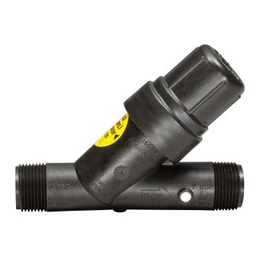 Imagem de Rain Bird PRF10040S filtro de pressão regulador de pressão em linha de 40 psi de irrigação por gotejamento, rosca macho de 1"