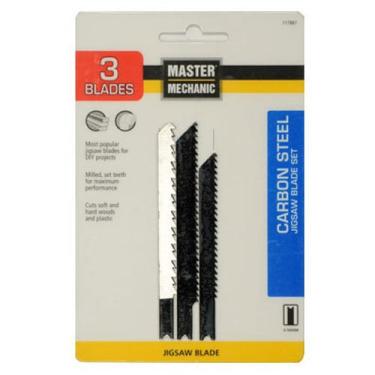 Imagem de 3-Piece Carbon & High-Speed Steel Jigsaw Blade Set -117887