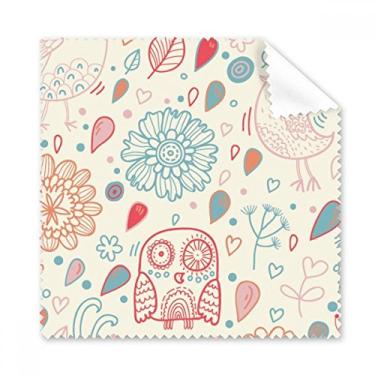 Imagem de Pano de limpeza para limpeza de plantas de coruja, flor de flores, 5 peças