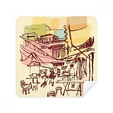 Imagem de Thailand Short Strokes Prosperous Village óculos pano pano pano pano pano pano pano pano pano pano pano pano pano pano embalagem com 2