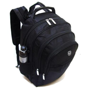 Imagem de Mochila Bolsa Masculina Feminina Para Notebook 15.6 Preta