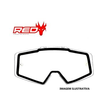 Imagem de Lente Simples Cristal Com Pino Taer Off P/ Óculos 100%