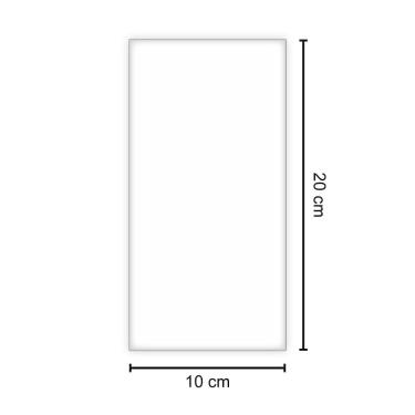 Imagem de Saco de Plástico 10 x 20cm com 0,06 micras de espessura com 1 Kilo