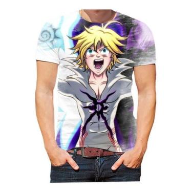 Imagem de Camisa Camiseta Meliodas Séries Anime Mangá Desenhos Hd 04 - Estilo Kr