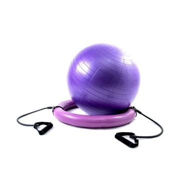 Imagem de Bola Suiça De Pilates E Yoga Com Cordas - Wct Fitness