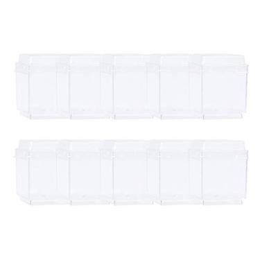 Imagem de 10 Pcs Copos De Gelatina Copos De Sobremesa Transparentes Copos De Sobremesa Quadrados Copos De Mousse Quadrados Copos De Mousse Transparente Xícaras De Parfait Mini Copo De Pudim